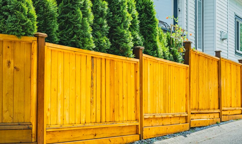 Wooden Fence Installation